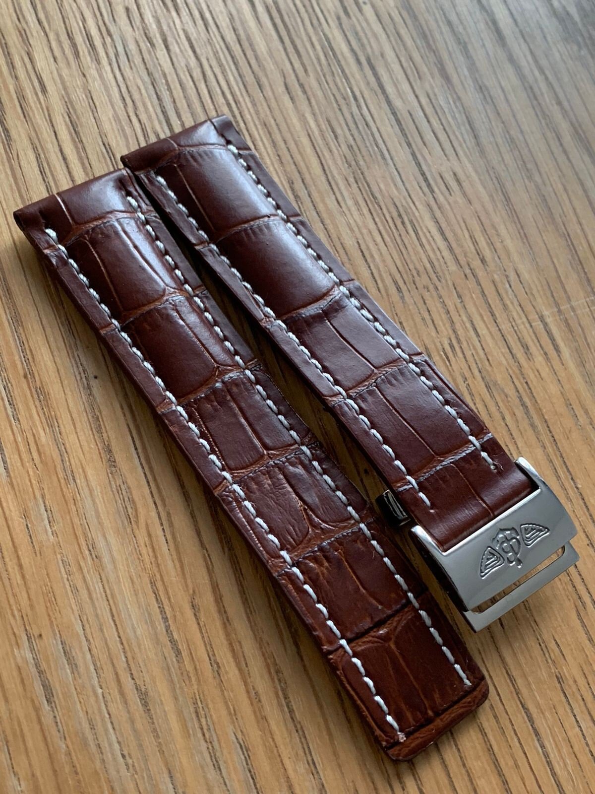 Breitling leather clearance strap 20mm