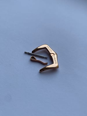 Image of patek philippe rose/pink gold plated watch strap band bracelet buckle,16mm(V-2)
