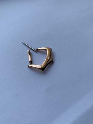 Image of patek philippe rose/pink gold plated watch strap band bracelet buckle,16mm(V-1)