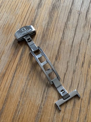 Image of Omega 18mm Deployment Clasp For OMEGA Speedmaster, Seamaster Strap/Band Watches