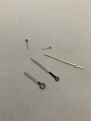 Image of hands/needles set for Vintage Seiko bullhead 6138-0040 Chronograph automatic Watch, new.(Ref-RK-01)