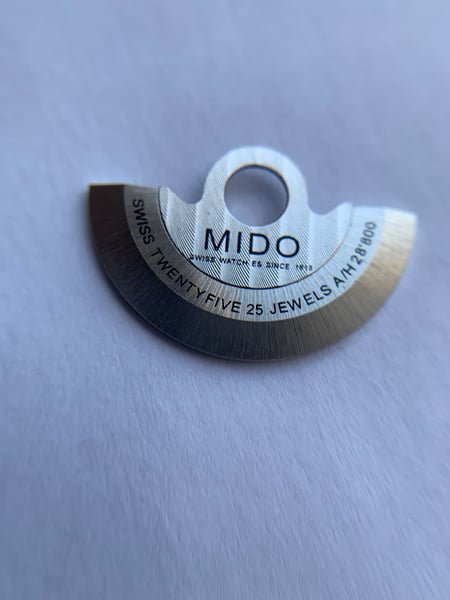 Image of Genuine mido auto movement rotor,for eta 2789-2824-2834-2836-2846... New.(ref-md-02)