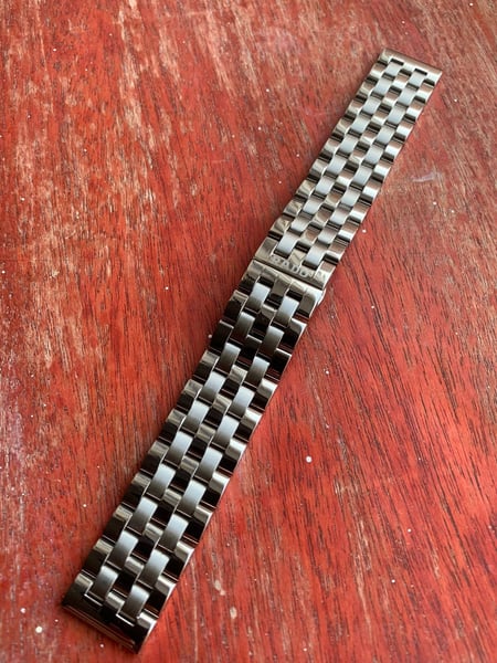 Image of Rado Sliver Strap Band Bracelet.20mm,Heavy duty,NEW