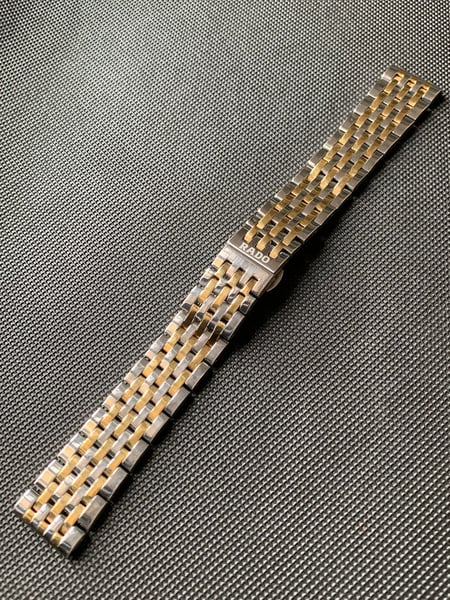 Image of Rado stainless steel 18mm strap / bracelet 2 tone band with straight lug ends BARGAIN!