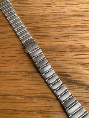 Image of omega slim gents stainless steel watch strap,constellation,de ville, 11mm/17mm,New