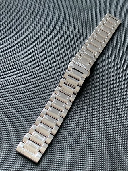 Image of RADO polished stainless steel strap /bracelet/ band 18mm with straight lug ends BARGAIN!