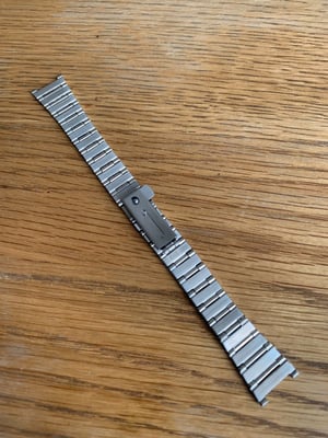 Image of omega slim gents stainless steel watch strap,constellation,de ville, 14mm/22mm,New