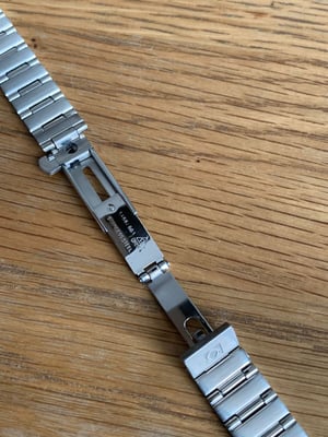 Image of omega slim gents stainless steel watch strap,constellation,de ville, 11mm/17mm,New