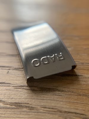 Image of Rado Stainless Steel Clasp Buckle For Gents Mens  Watch Strap.16mm,New.