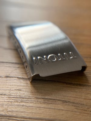 Image of Titoni Stainless Steel Clasp Buckle For Gents Mens Watch Strap.16mm,New.