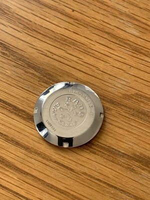 Image of Rare Rado gents watch back lid,screw on version,mint condition-(RD-03)