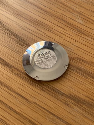 Image of Rado diastar gents watch back lid,screw on version,mint condition-(RD-01)