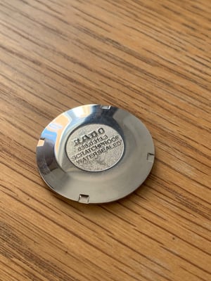 Image of Rado diastar gents watch back lid,screw on version,mint condition-(RD-01)