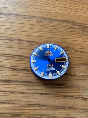 Image of ORIENT SK 21j 3 Star Mens N.O.S 2/tone BLUE Dial+ parts,New,