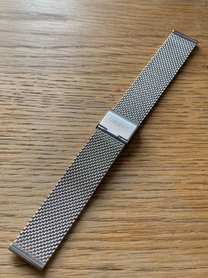 Image of Heavy Duty Orient Mesh Gents Watch Strap,18mm,New