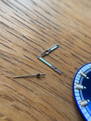 Image of ORIENT SK 21j 3 Star Mens N.O.S 2/tone BLUE Dial+ parts,New,