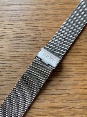 Image of Heavy Duty Citizen Mesh Gents Watch Strap,18mm,New