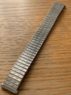 Image of Beautiful Flexi Gents Watch Strap,Fits Lugs Size 18mm to 22mm,NEW