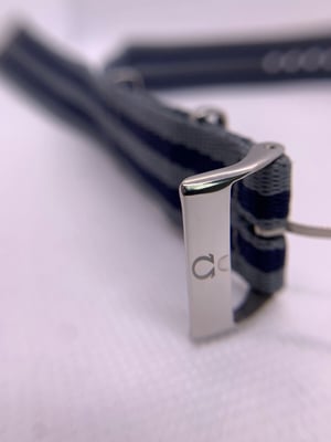 Image of Omega blue/grey Watch Strap 20mm