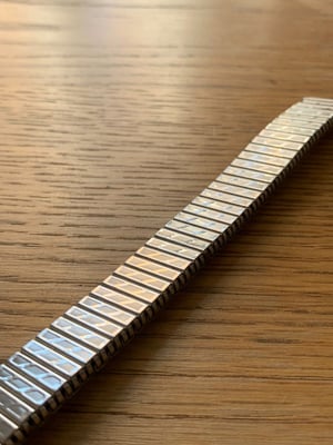 Image of Beautiful Flexi Gents Watch Strap,Fits Lugs Size 18mm to 22mm,NEW