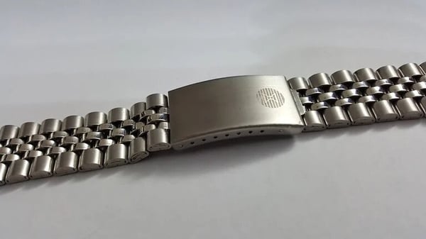 Image of New Edox 22mm Stainless Steel Replacement Gents Watch Strap,