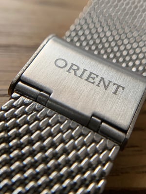 Image of Heavy Duty Orient Mesh Gents Watch Strap,18mm,New