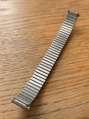 Image of Beautiful Flexi Gents Watch Strap,Fits Lugs Size 18mm to 22mm,NEW
