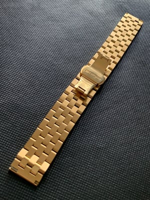 Image of Rado Yellow Gold Strap Band Bracelet.20mm,Heavy duty,NEW