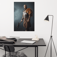 Image 2 of Poster Viking Warrior with Axe - Sweyn Forkbeard 