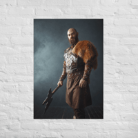 Image 5 of Poster Viking Warrior with Axe - Sweyn Forkbeard 