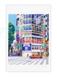 Image 1 of Central Road, Shinjuku (giclee Print, A4)