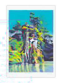 Image 1 of Cascade de Bagatelle (giclee Print, A4)