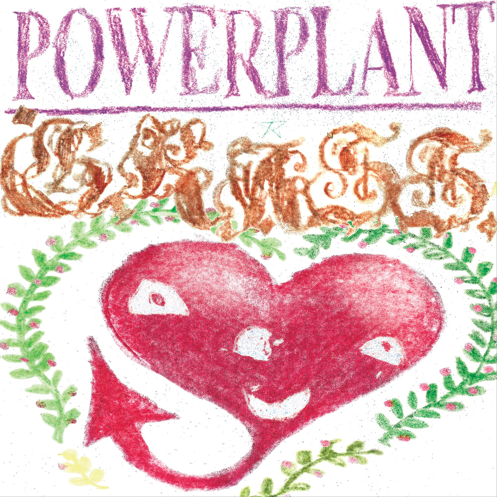 Image of POWERPLANT - Grass 7" (exclusive turquoise vinyl!)