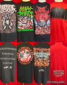 Image of Officially Licensed Horrific Visions/Meat Shits/Total Invasion/Organ Failure Shirts!!!!