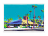 John's Palm Springs (giclee Print A4)