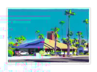 Image 1 of John's Palm Springs (giclee Print A4)