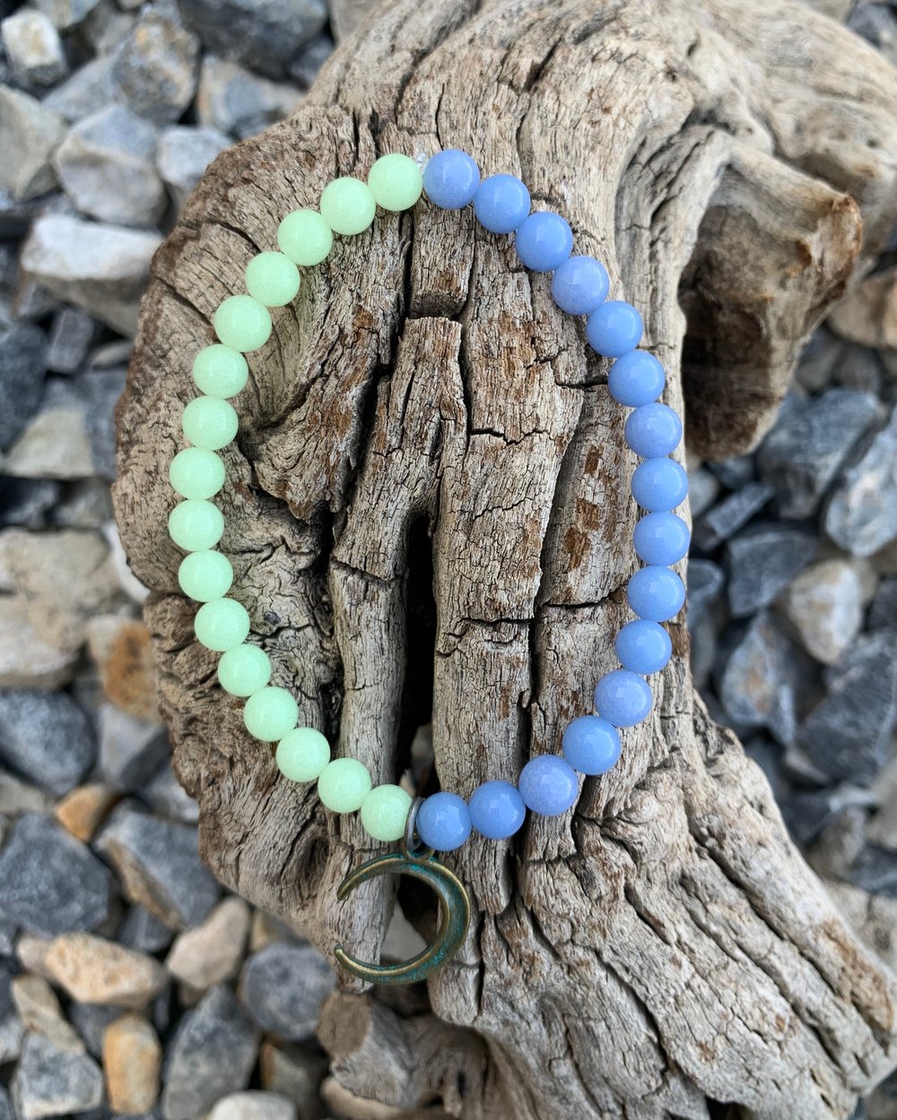 Image of Reiki Charged Split Aragonite Bracelet