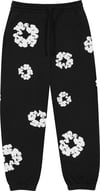 DENIM TEARS THE COTTON WREATH SWEATPANTS ‘BLACK’