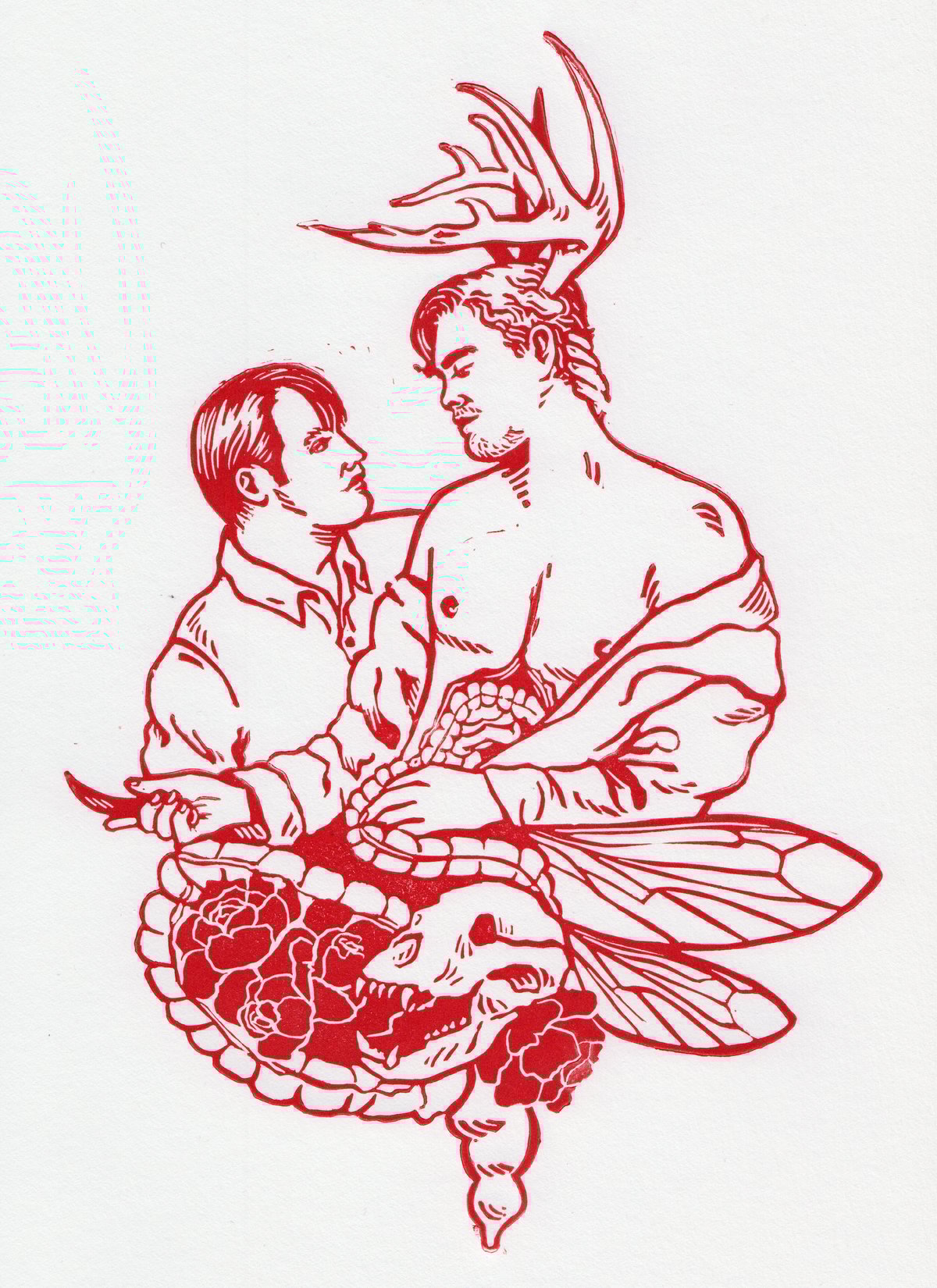 Image of Hannibal Lino Print