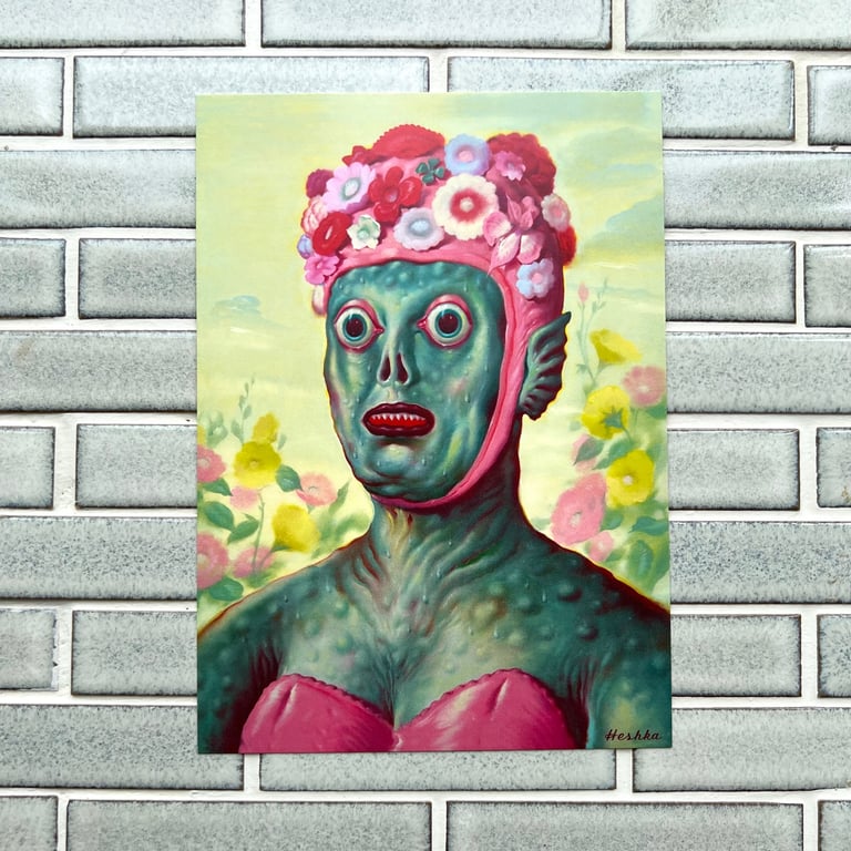 Frog Wife by Ryan Heshka - SIGNED Image 5