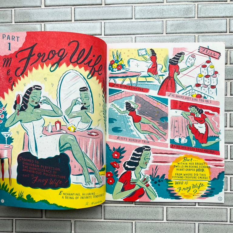 Frog Wife by Ryan Heshka - SIGNED Image 3