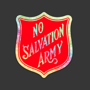 Image of No Salvation Army - Glitter Sticker