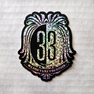 Image of Cult 33 - Glitter Sticker