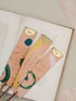 Personalised Brass Capped Leather Bookmark- Made To Order Image 2