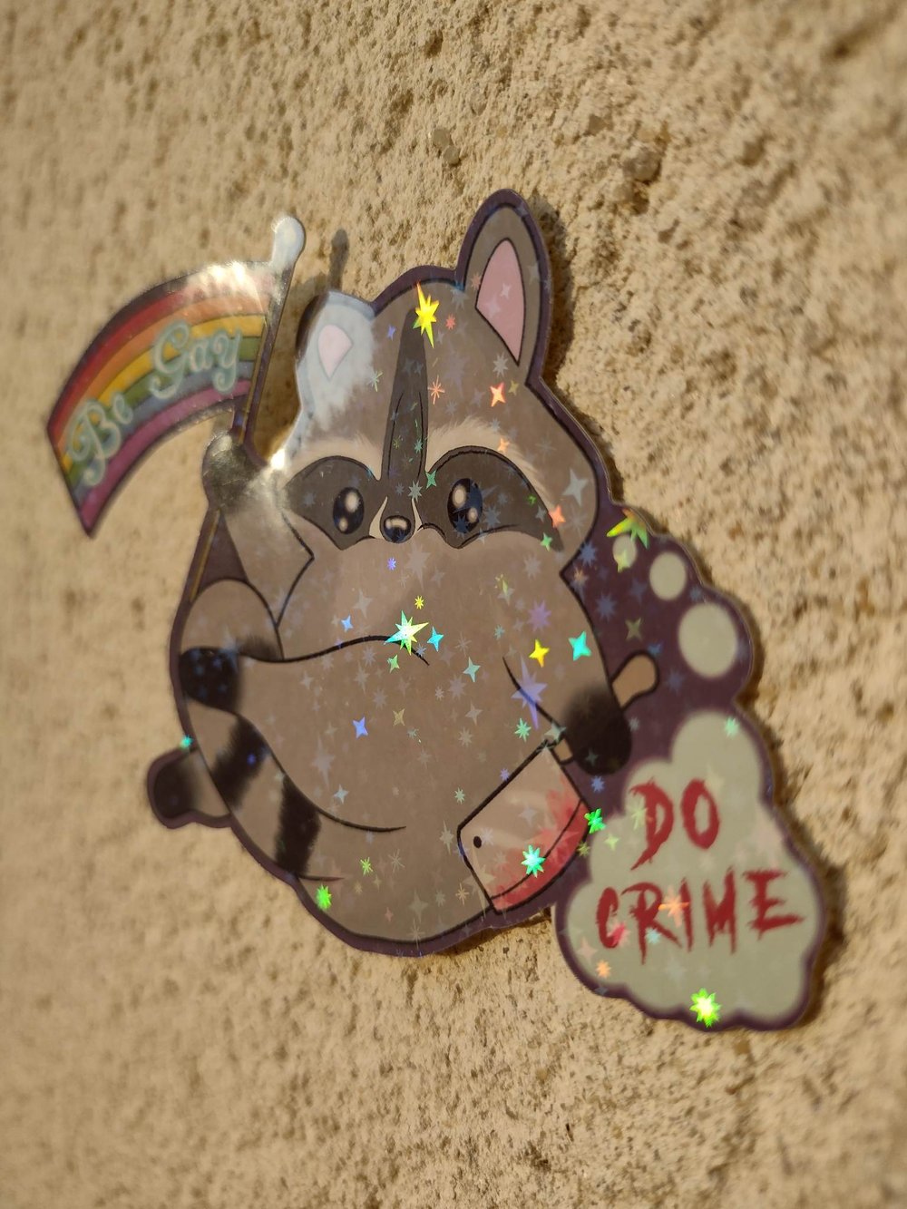 Image of Pride Sticker - Raccoon