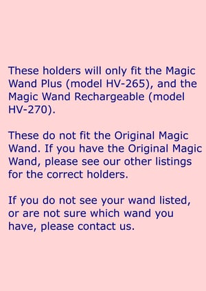 Image of Strap Holders for the Magic Wand PLUS and Magic Wand RECHARGEABLE Vibrators