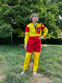 Image 3 of Yellow/Red Unisex Cave suit 