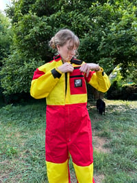 Image 2 of Yellow/Red Unisex Cave suit 