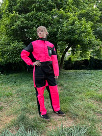 Image 2 of Hot Pink/Black Unisex Cave Suit