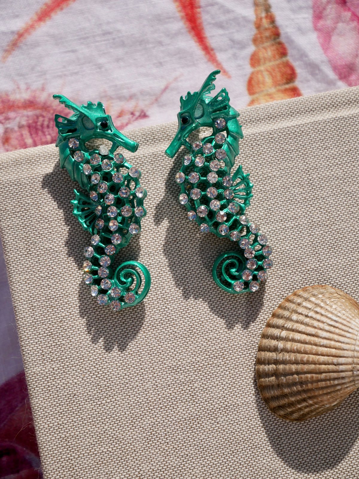 Turquoise Seahorse Earrings